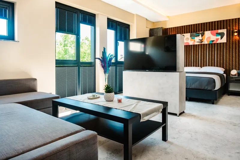 A Comfortable Hotel and Guesthouse for Families in İncek: Lotus Family Room